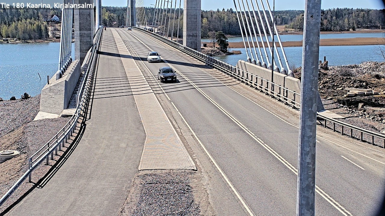 Weather Camera Image Road 180 Kaarina, Kirjalansalmi, Kaarina, Varsinais-Suomi