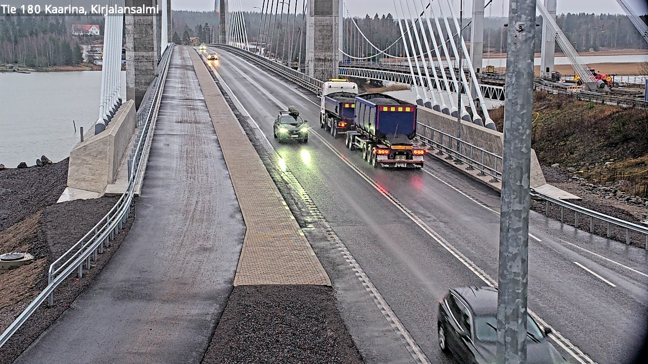 Weather Camera Image Road 180 Kaarina, Kirjalansalmi, Kaarina, Varsinais-Suomi