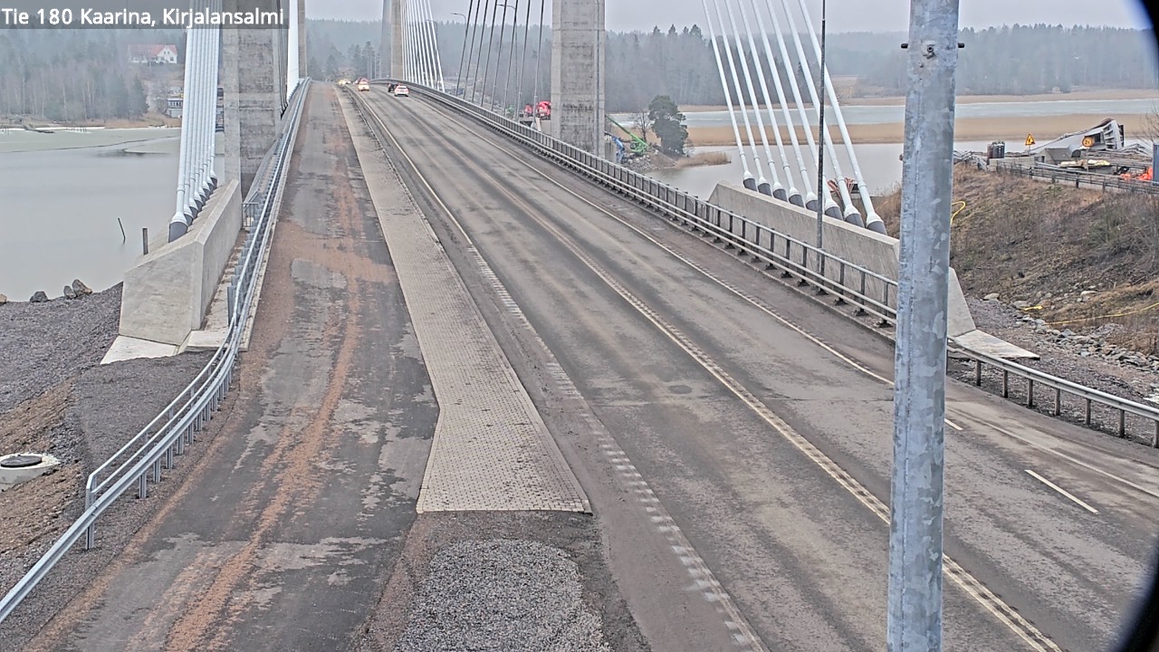 Weather Camera Image Road 180 Kaarina, Kirjalansalmi, Kaarina, Varsinais-Suomi