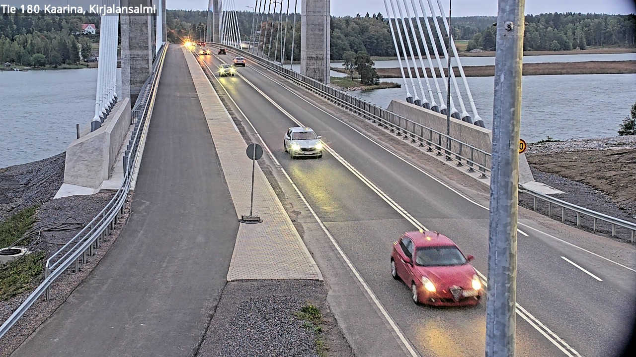 Weather Camera Image Road 180 Kaarina, Kirjalansalmi, Kaarina, Varsinais-Suomi
