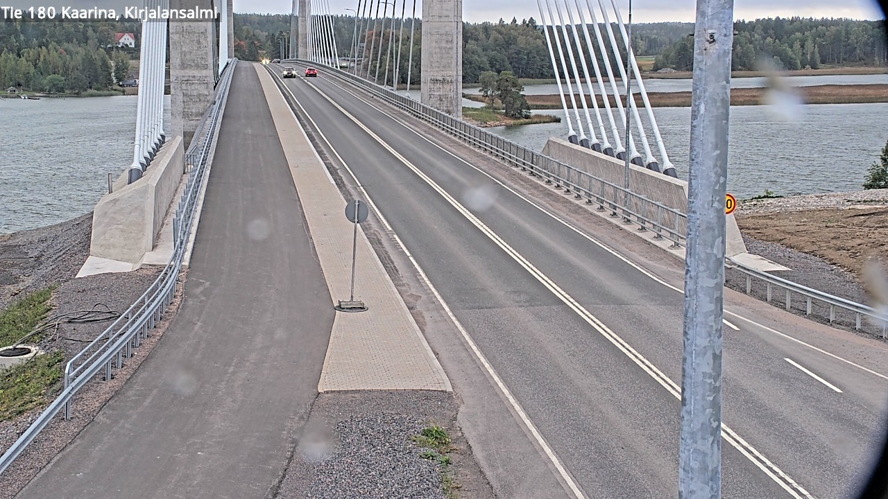 Weather Camera Image Road 180 Kaarina, Kirjalansalmi, Kaarina, Varsinais-Suomi