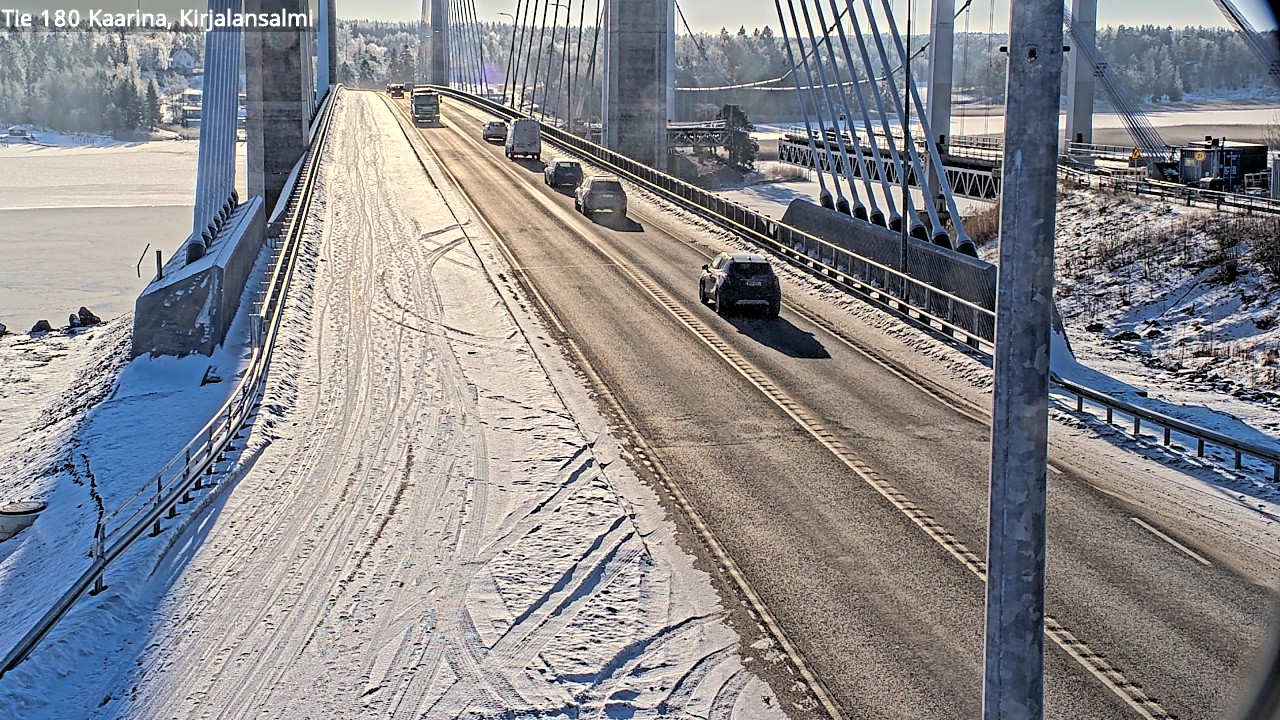 Weather Camera Image Road 180 Kaarina, Kirjalansalmi, Kaarina, Varsinais-Suomi