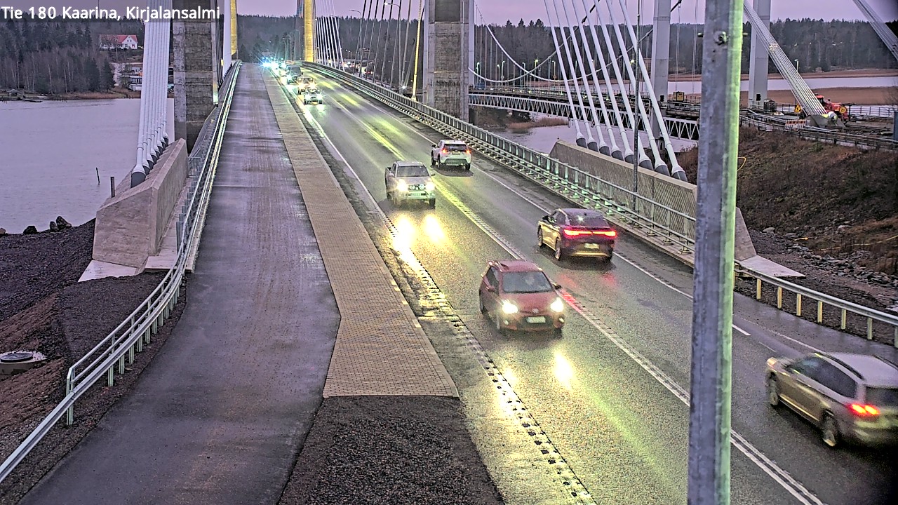 Weather Camera Image Road 180 Kaarina, Kirjalansalmi, Kaarina, Varsinais-Suomi