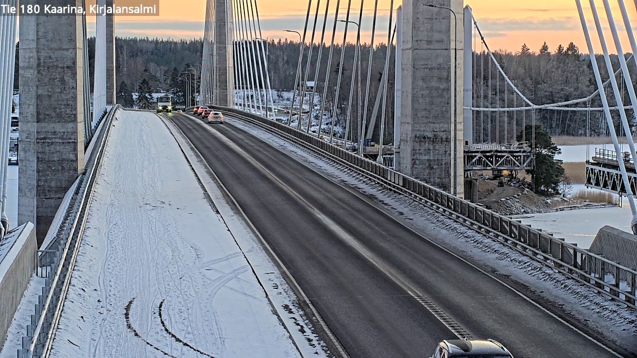 Weather Camera Image Road 180 Kaarina, Kirjalansalmi, Kaarina, Varsinais-Suomi
