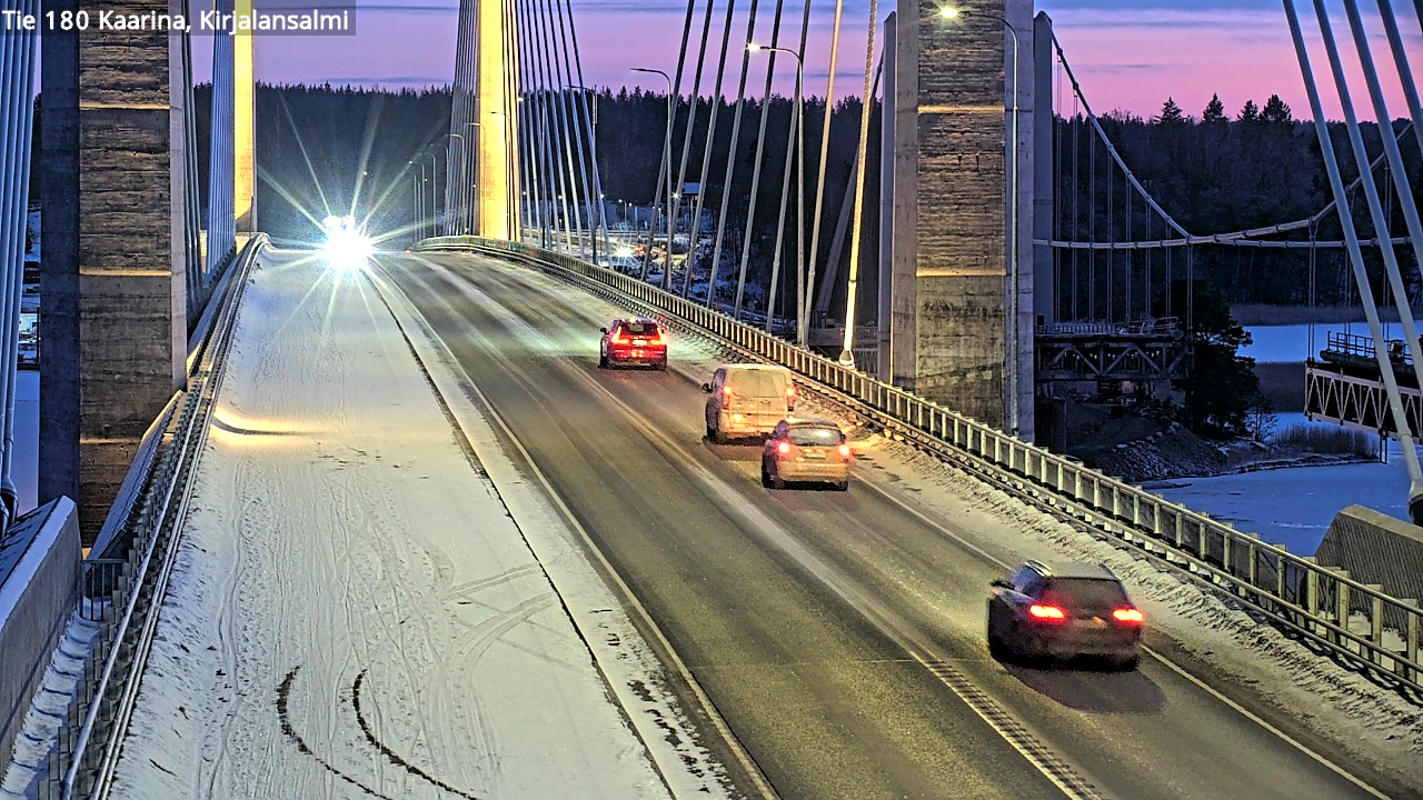 Weather Camera Image Road 180 Kaarina, Kirjalansalmi, Kaarina, Varsinais-Suomi