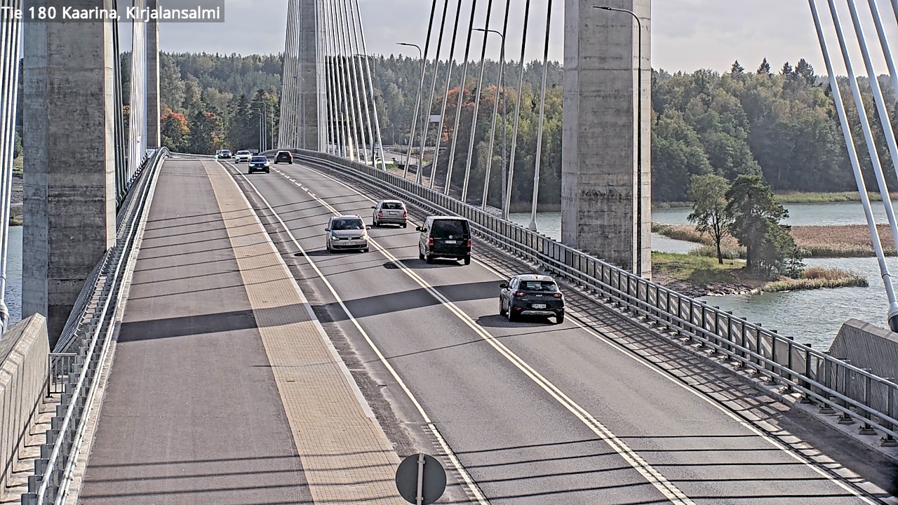 Weather Camera Image Road 180 Kaarina, Kirjalansalmi, Kaarina, Varsinais-Suomi