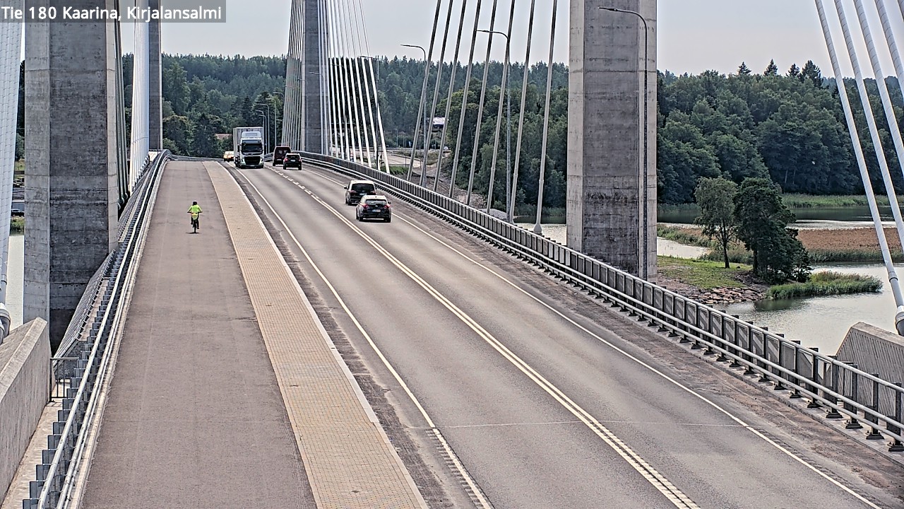 Weather Camera Image Väg 180 St:karins, Rävensundet, Kaarina, Varsinais-Suomi