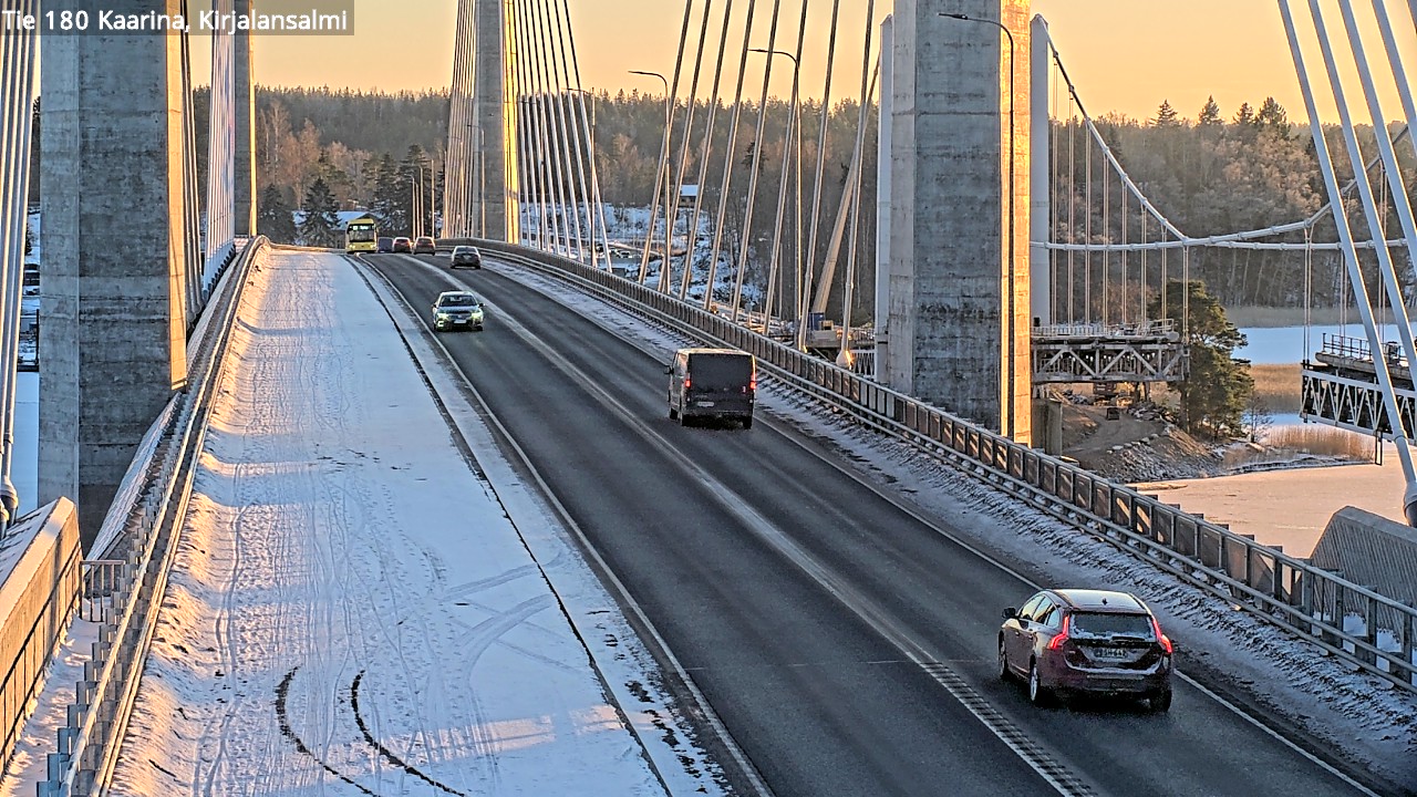 Weather Camera Image Road 180 Kaarina, Kirjalansalmi, Kaarina, Varsinais-Suomi