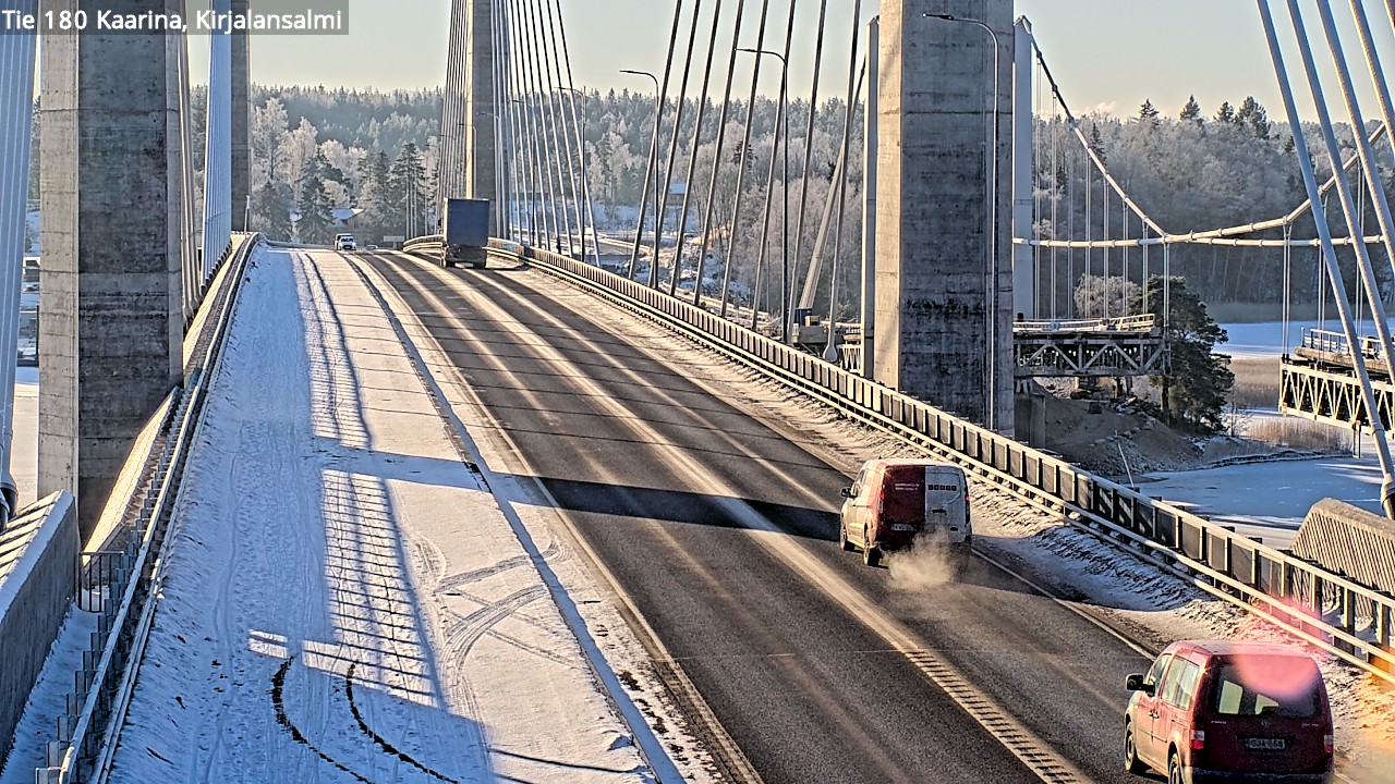 Weather Camera Image Road 180 Kaarina, Kirjalansalmi, Kaarina, Varsinais-Suomi