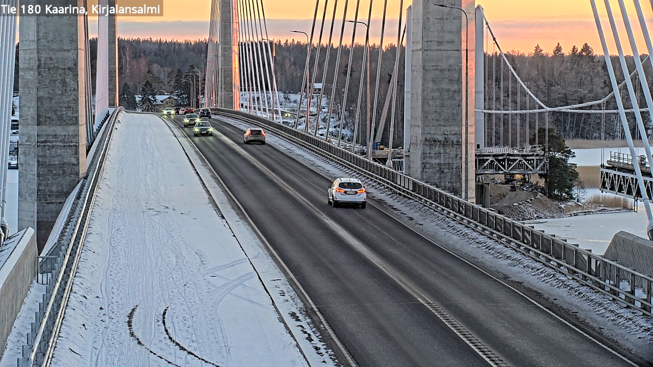Weather Camera Image Road 180 Kaarina, Kirjalansalmi, Kaarina, Varsinais-Suomi