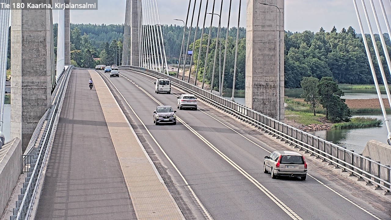 Weather Camera Image Väg 180 St:karins, Rävensundet, Kaarina, Varsinais-Suomi