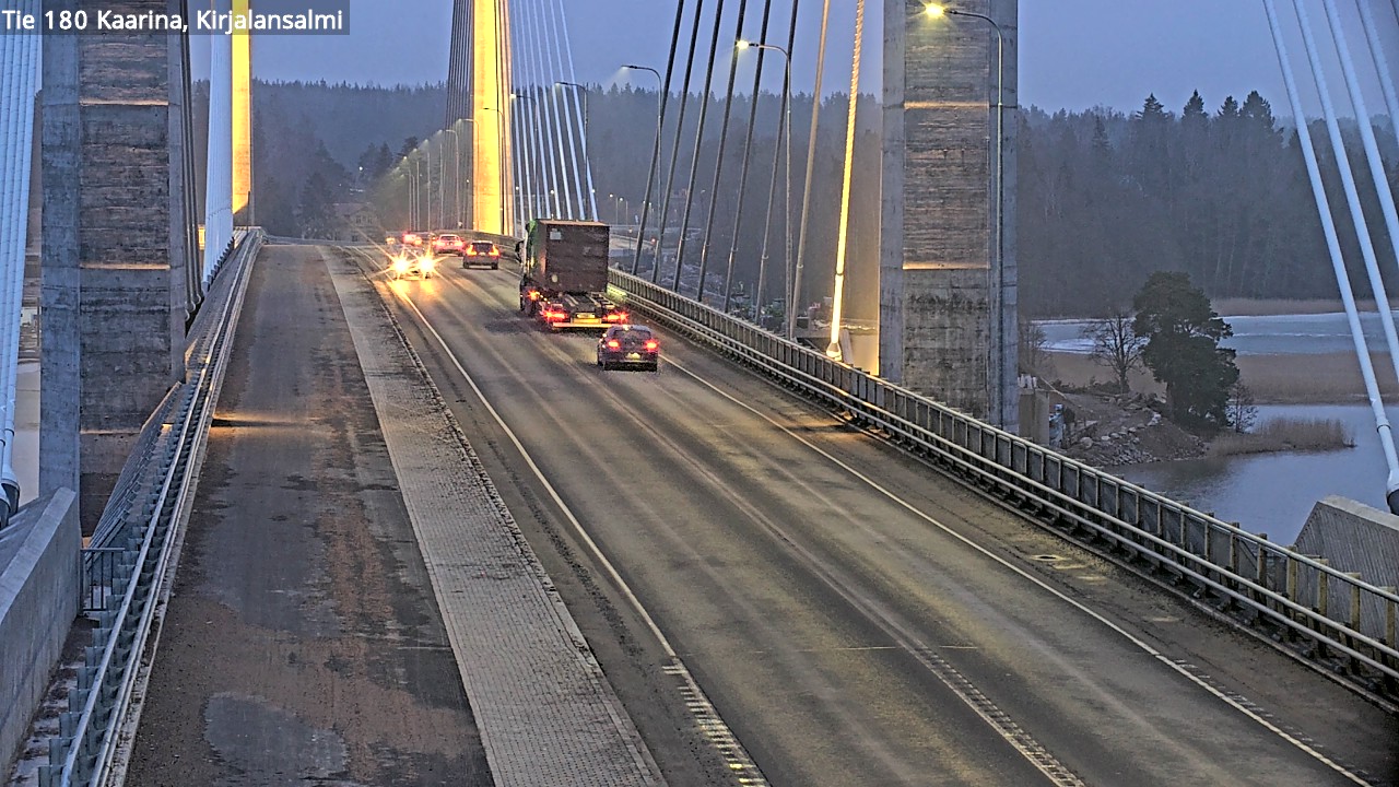 Weather Camera Image Väg 180 St:karins, Rävensundet, Kaarina, Varsinais-Suomi