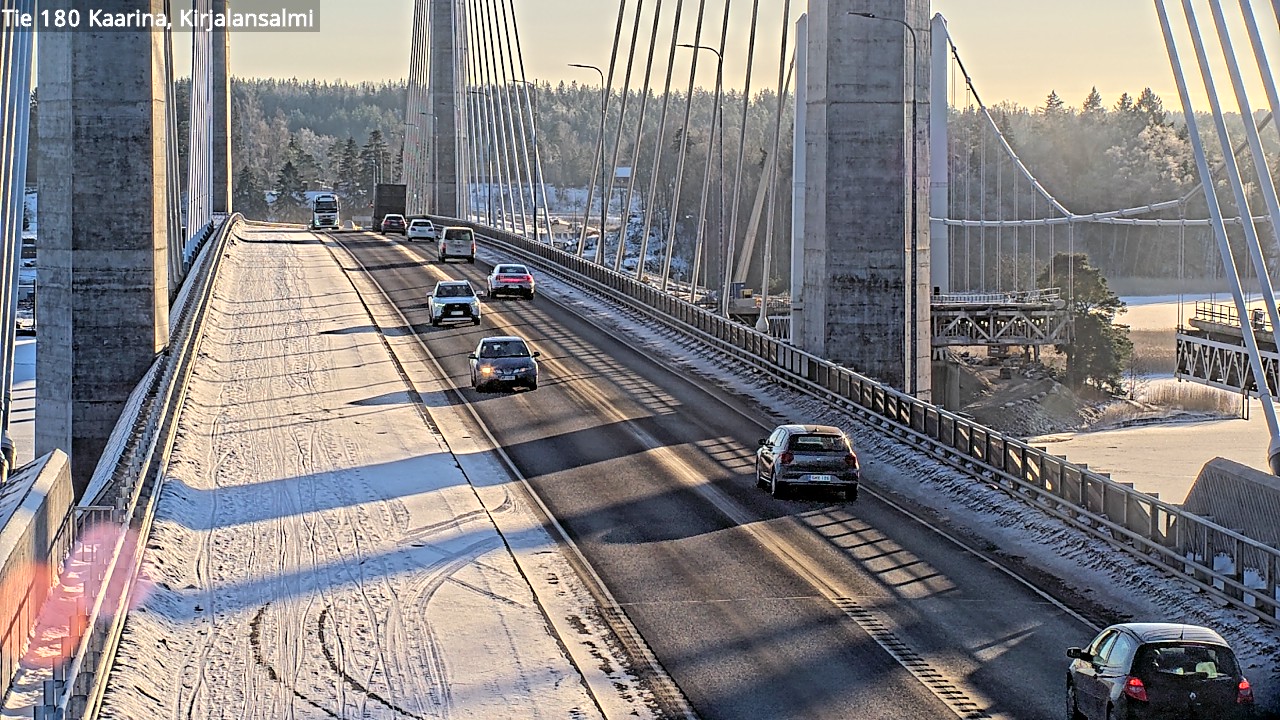 Weather Camera Image Road 180 Kaarina, Kirjalansalmi, Kaarina, Varsinais-Suomi