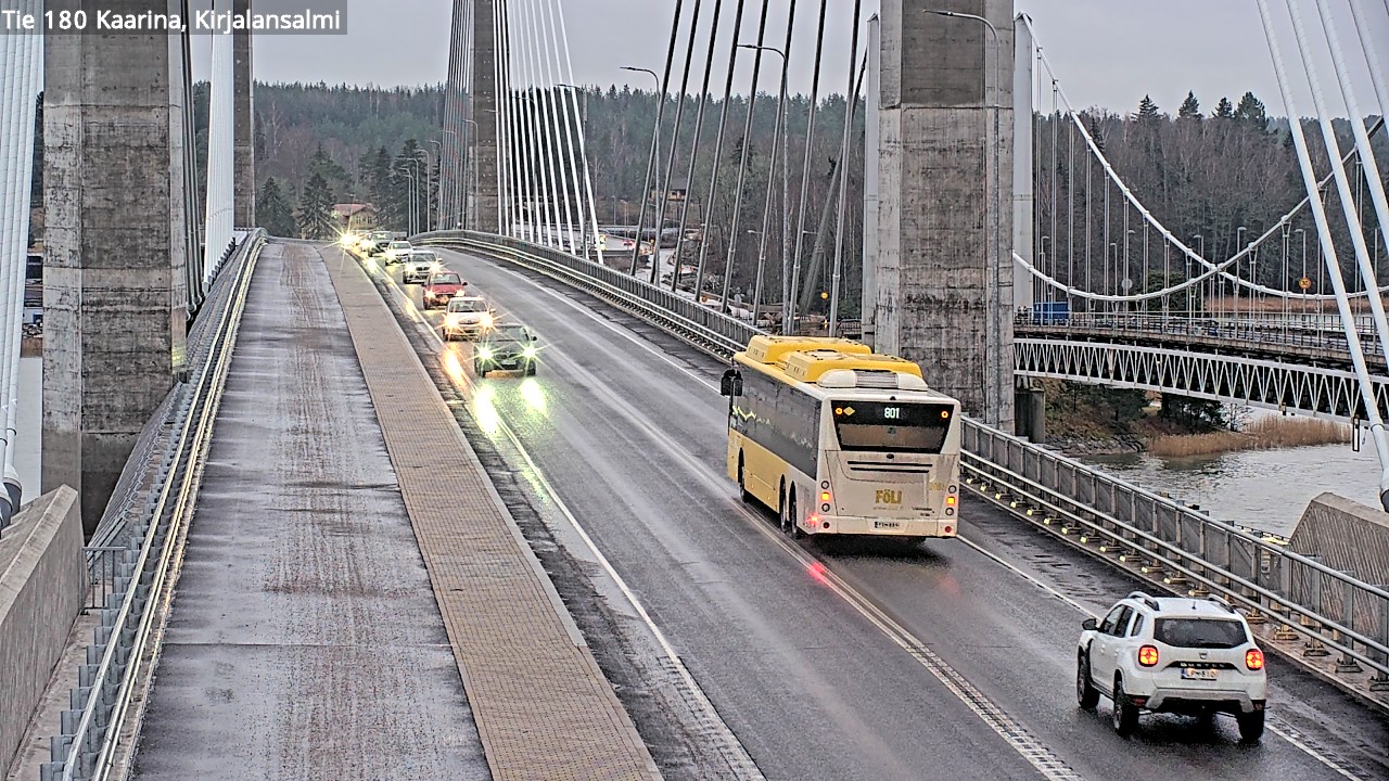 Weather Camera Image Väg 180 St:karins, Rävensundet, Kaarina, Varsinais-Suomi