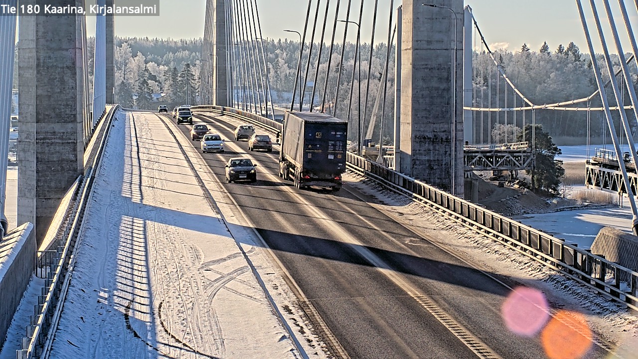 Weather Camera Image Road 180 Kaarina, Kirjalansalmi, Kaarina, Varsinais-Suomi