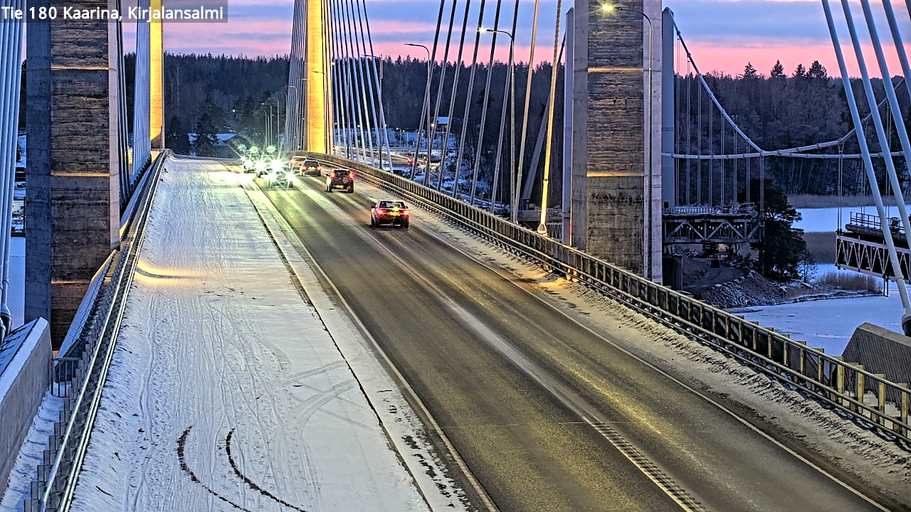 Weather Camera Image Road 180 Kaarina, Kirjalansalmi, Kaarina, Varsinais-Suomi