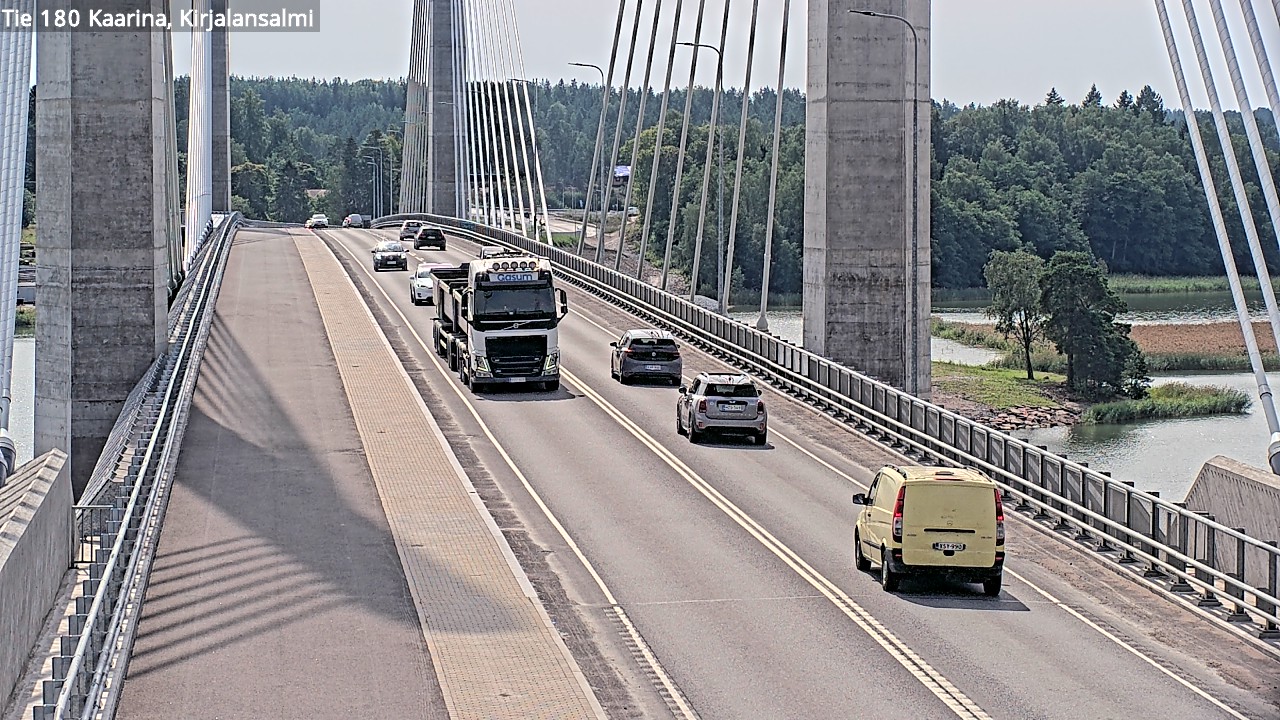 Weather Camera Image Väg 180 St:karins, Rävensundet, Kaarina, Varsinais-Suomi