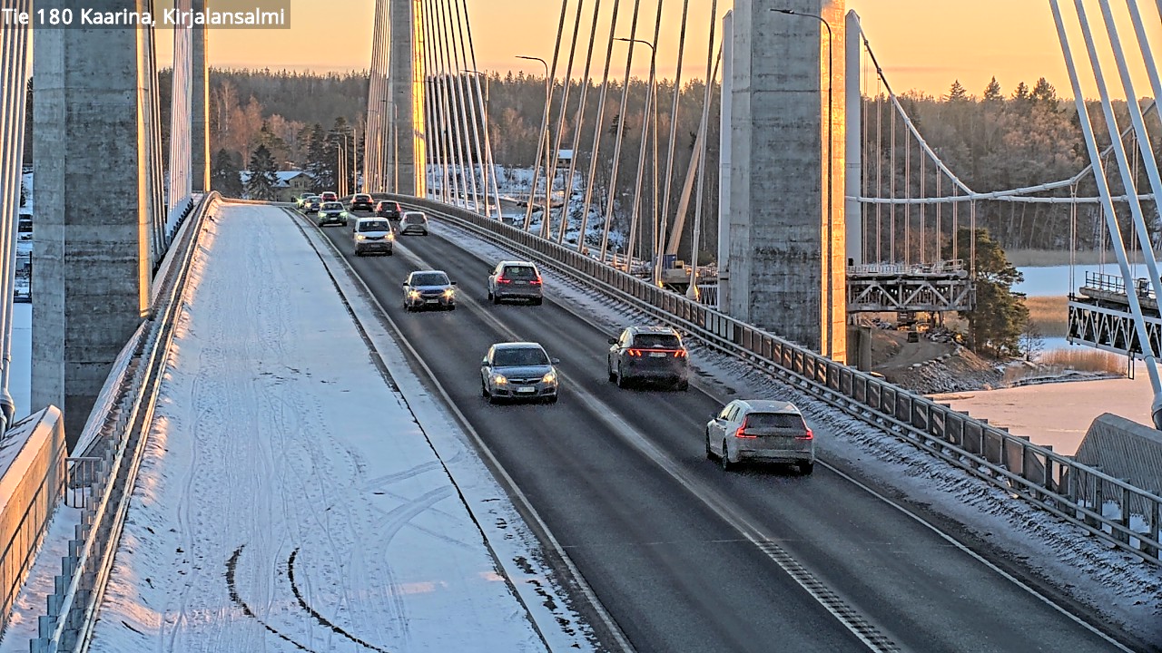 Weather Camera Image Road 180 Kaarina, Kirjalansalmi, Kaarina, Varsinais-Suomi