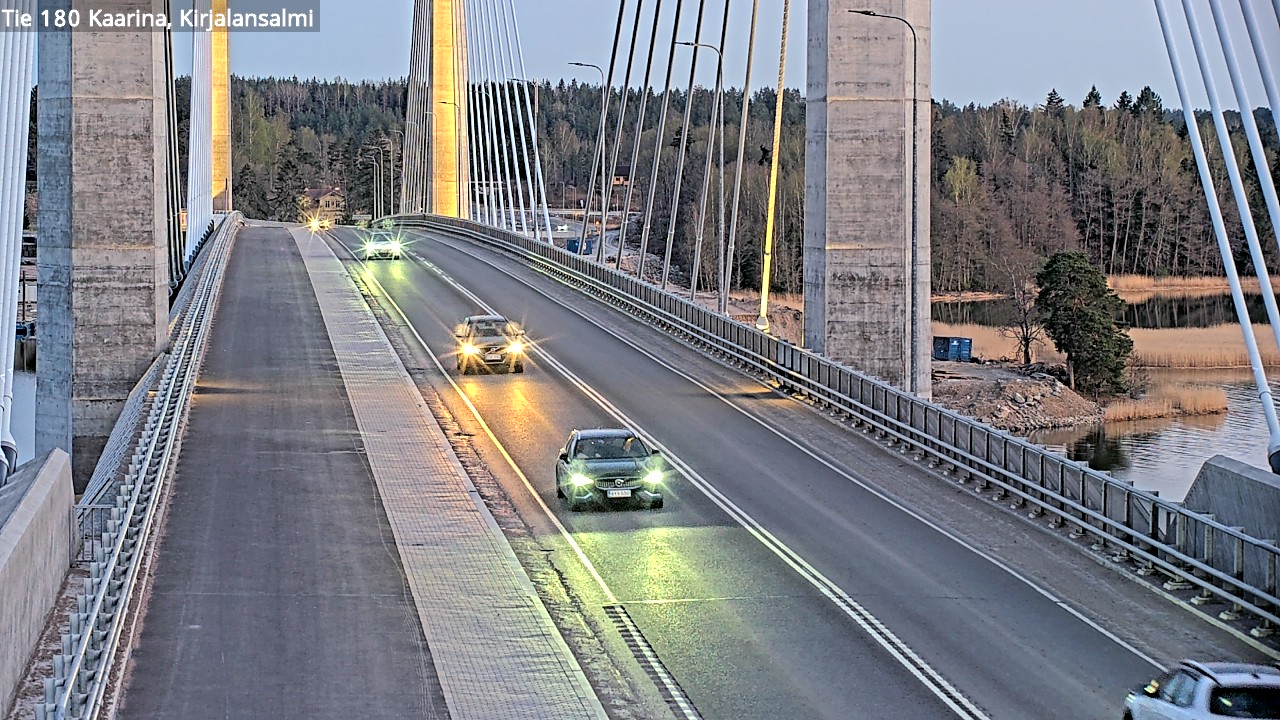Weather Camera Image Väg 180 St:karins, Rävensundet, Kaarina, Varsinais-Suomi