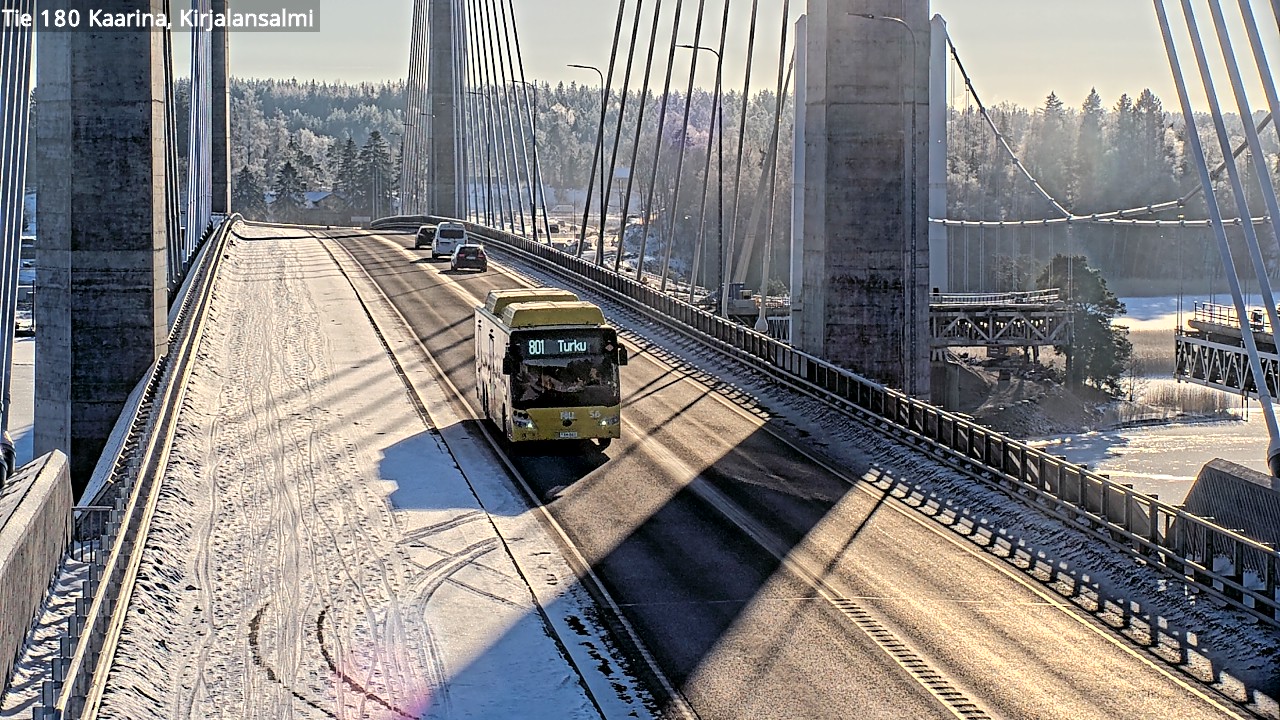 Weather Camera Image Road 180 Kaarina, Kirjalansalmi, Kaarina, Varsinais-Suomi