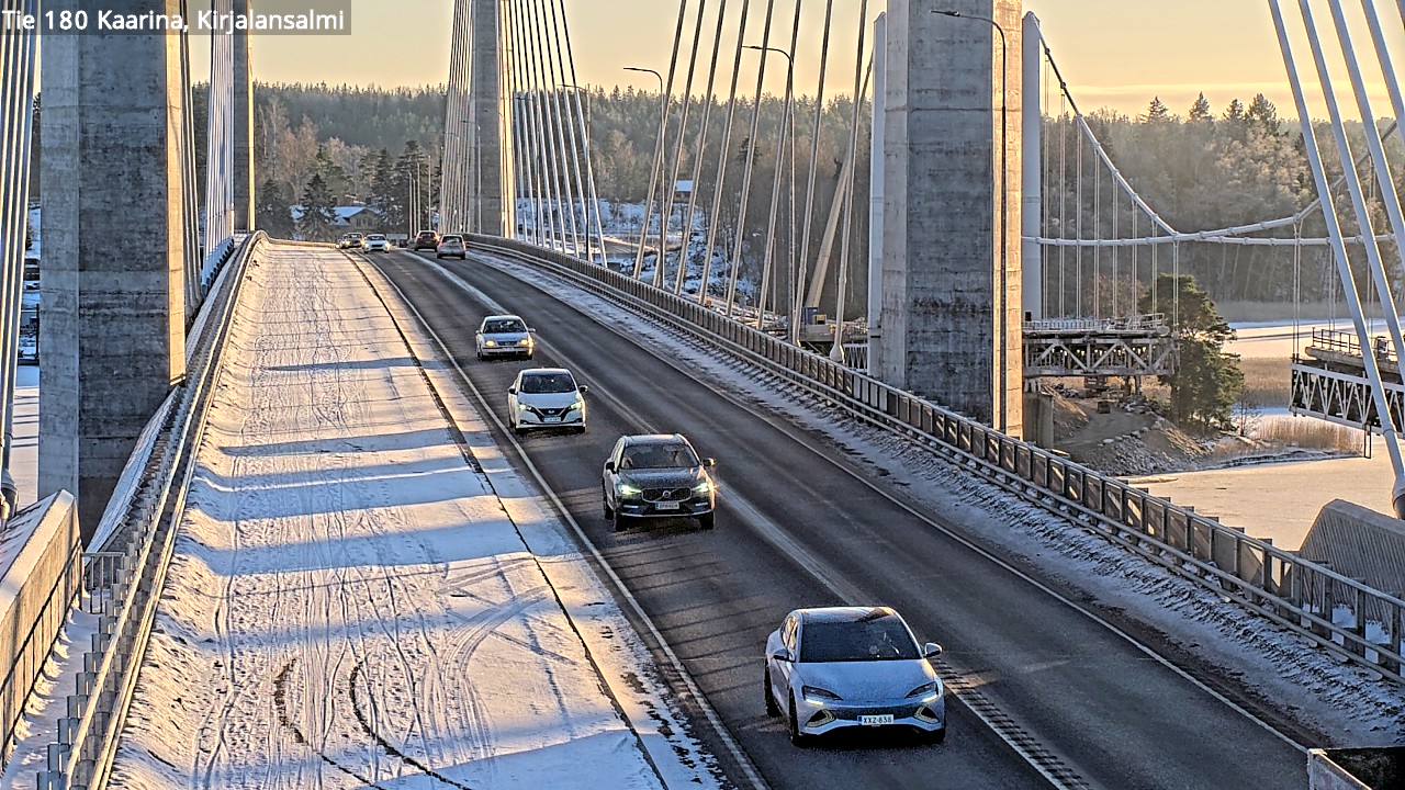 Weather Camera Image Road 180 Kaarina, Kirjalansalmi, Kaarina, Varsinais-Suomi