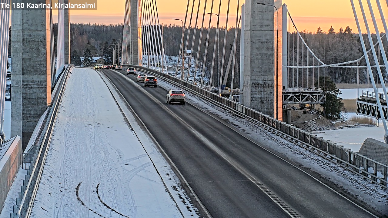 Weather Camera Image Road 180 Kaarina, Kirjalansalmi, Kaarina, Varsinais-Suomi