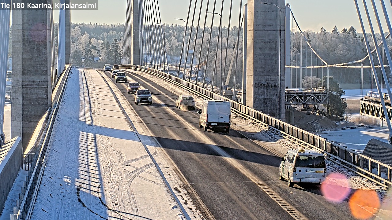 Weather Camera Image Road 180 Kaarina, Kirjalansalmi, Kaarina, Varsinais-Suomi