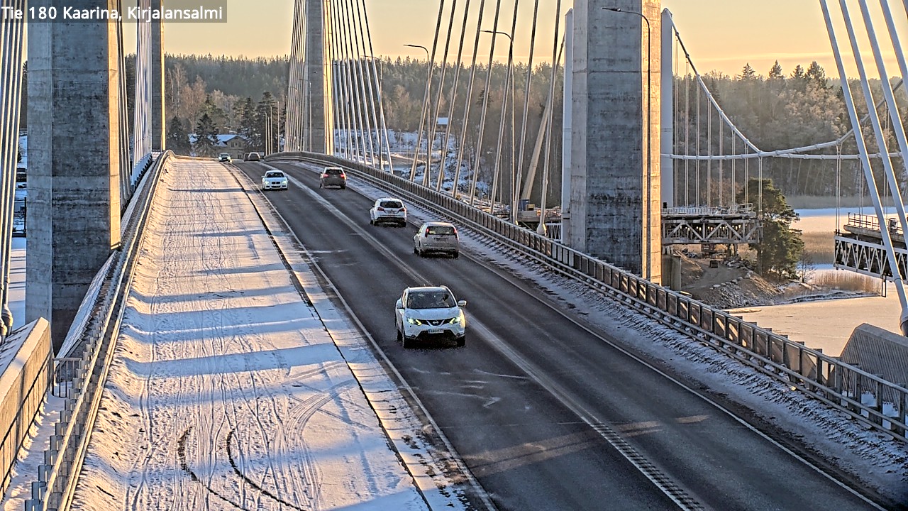 Weather Camera Image Road 180 Kaarina, Kirjalansalmi, Kaarina, Varsinais-Suomi
