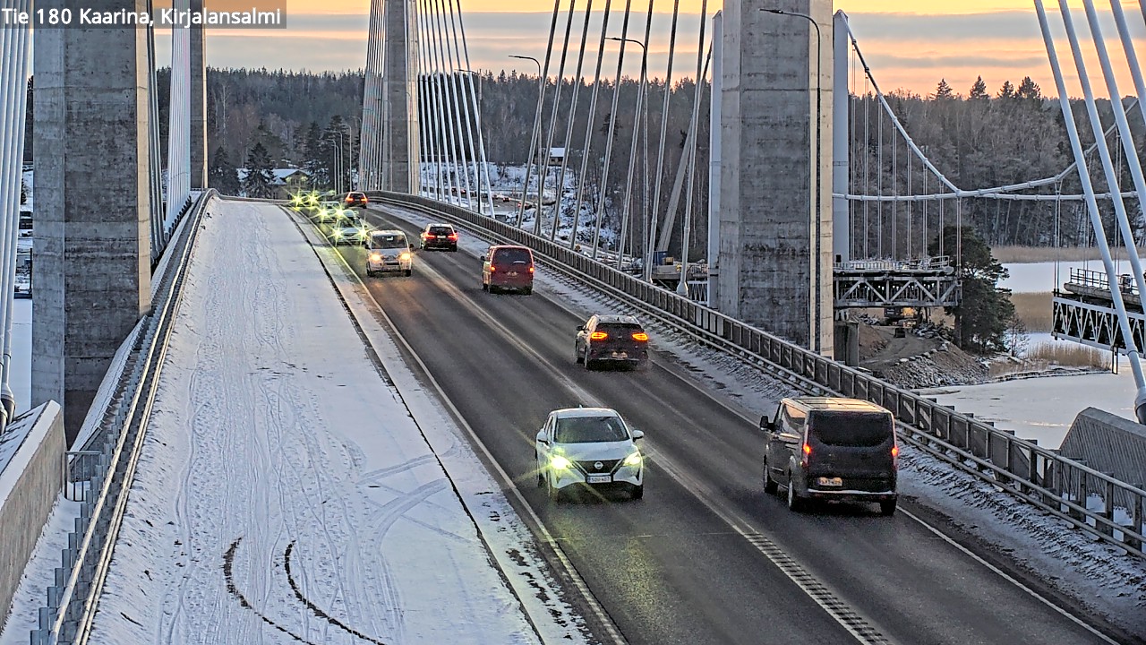 Weather Camera Image Road 180 Kaarina, Kirjalansalmi, Kaarina, Varsinais-Suomi