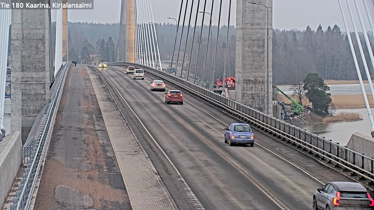 Weather Camera Image Väg 180 St:karins, Rävensundet, Kaarina, Varsinais-Suomi
