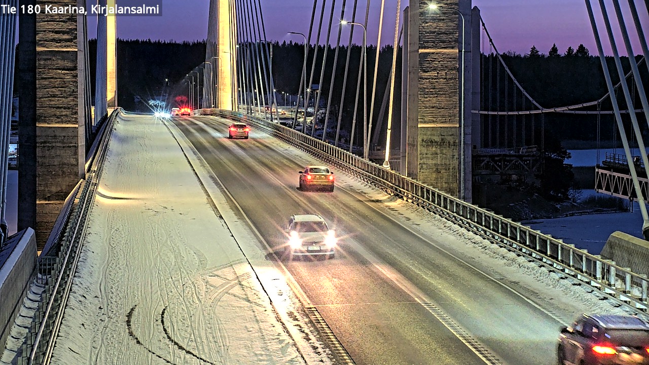 Weather Camera Image Road 180 Kaarina, Kirjalansalmi, Kaarina, Varsinais-Suomi