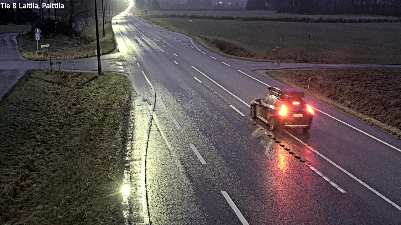 Weather Camera Image Road 8 Laitila, Palttila, Laitila, Varsinais-Suomi