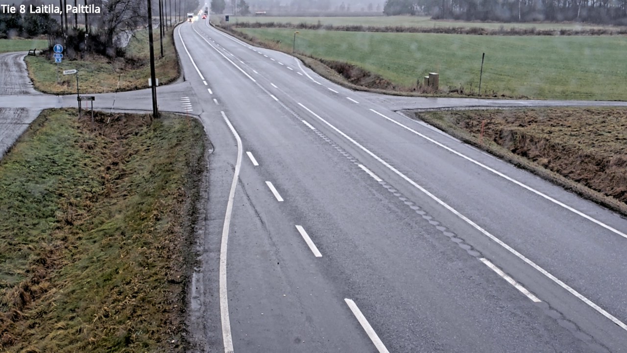 Weather Camera Image Road 8 Laitila, Palttila, Laitila, Varsinais-Suomi