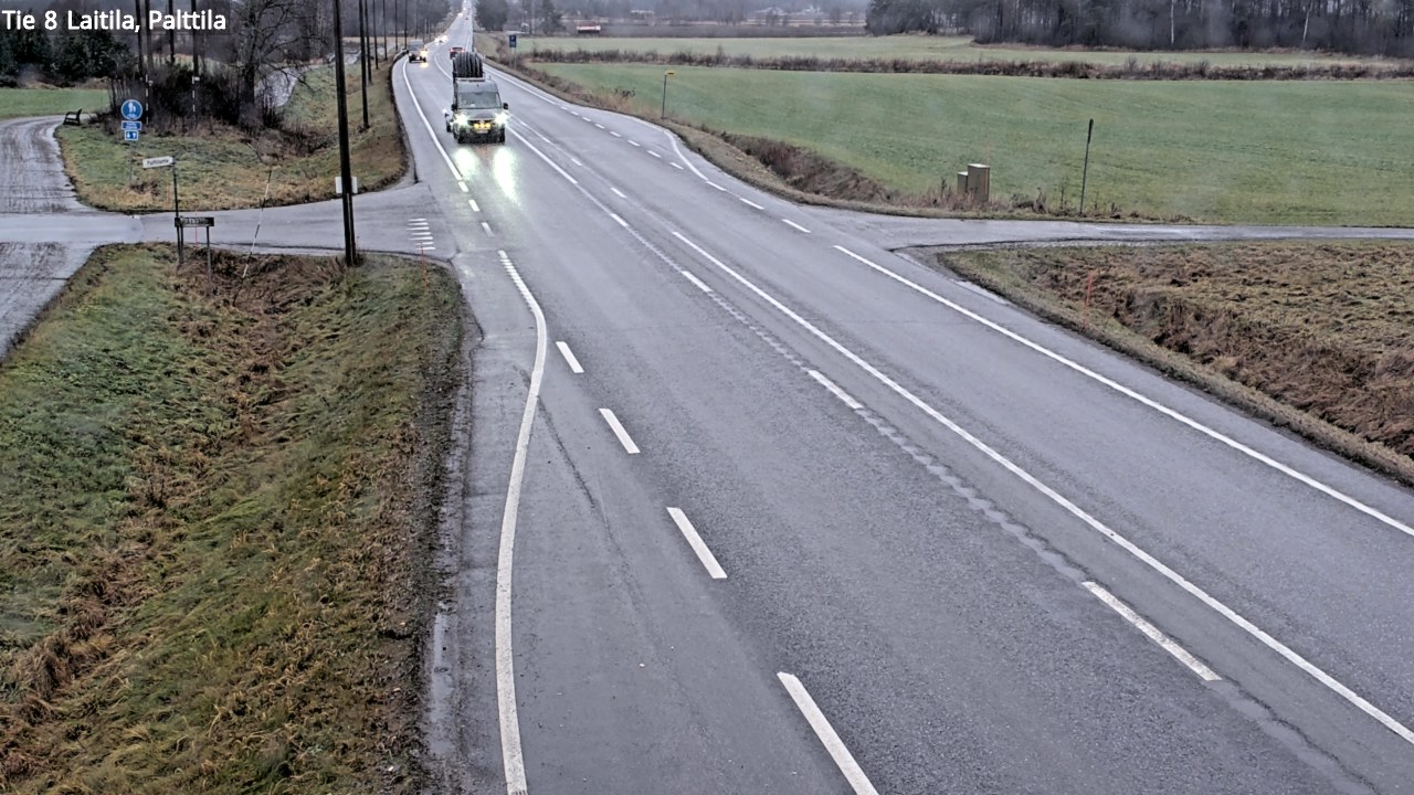 Weather Camera Image Väg 8 Laitila, Palttila, Laitila, Varsinais-Suomi