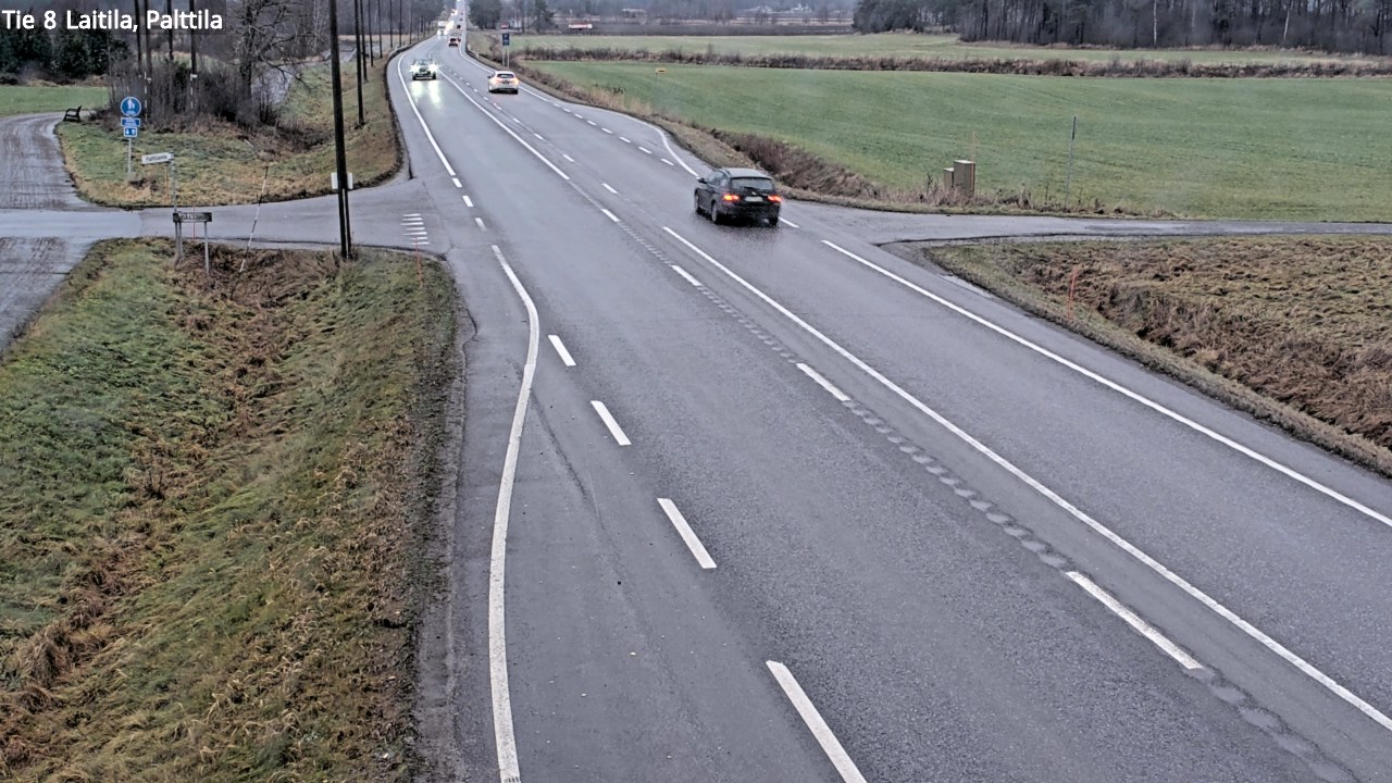 Weather Camera Image Road 8 Laitila, Palttila, Laitila, Varsinais-Suomi