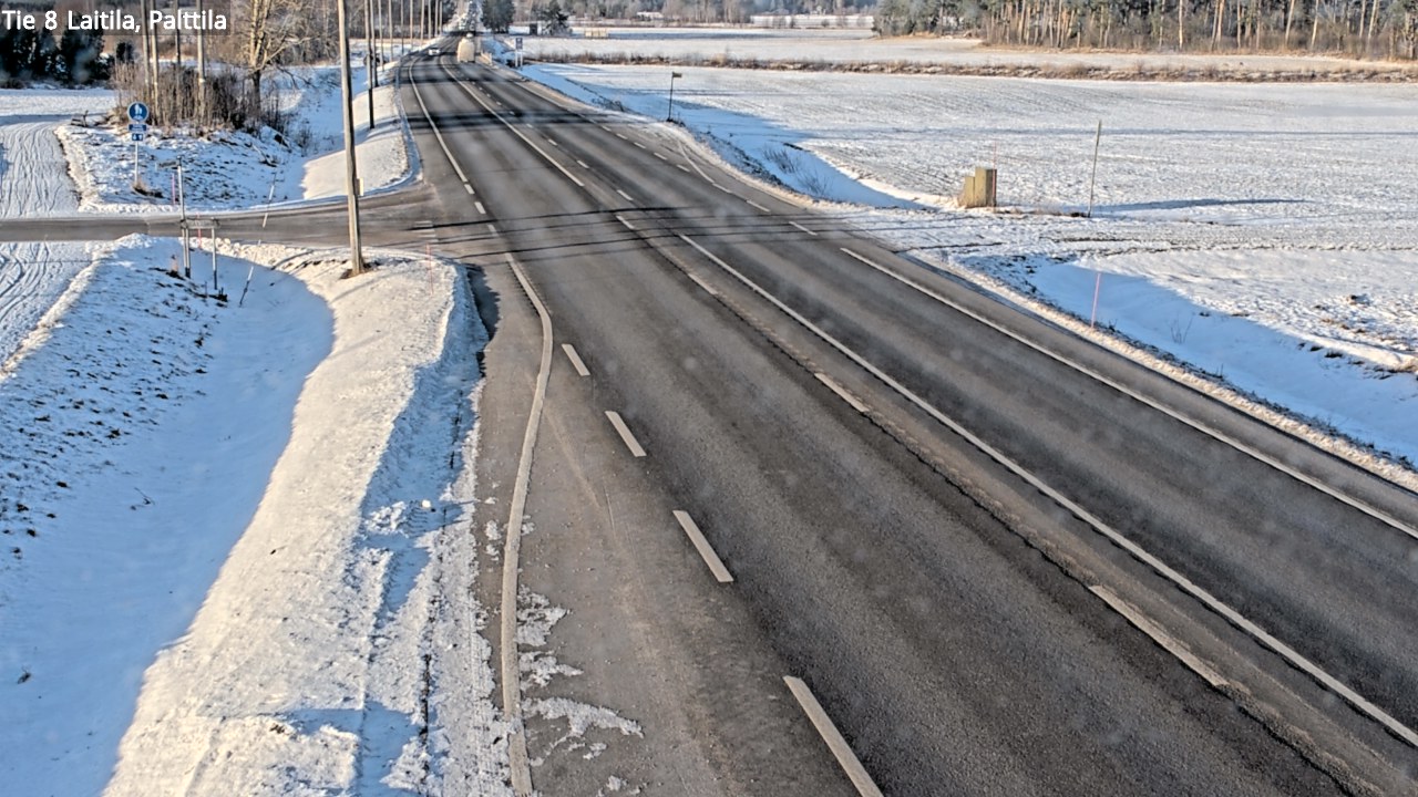Weather Camera Image Väg 8 Laitila, Palttila, Laitila, Varsinais-Suomi