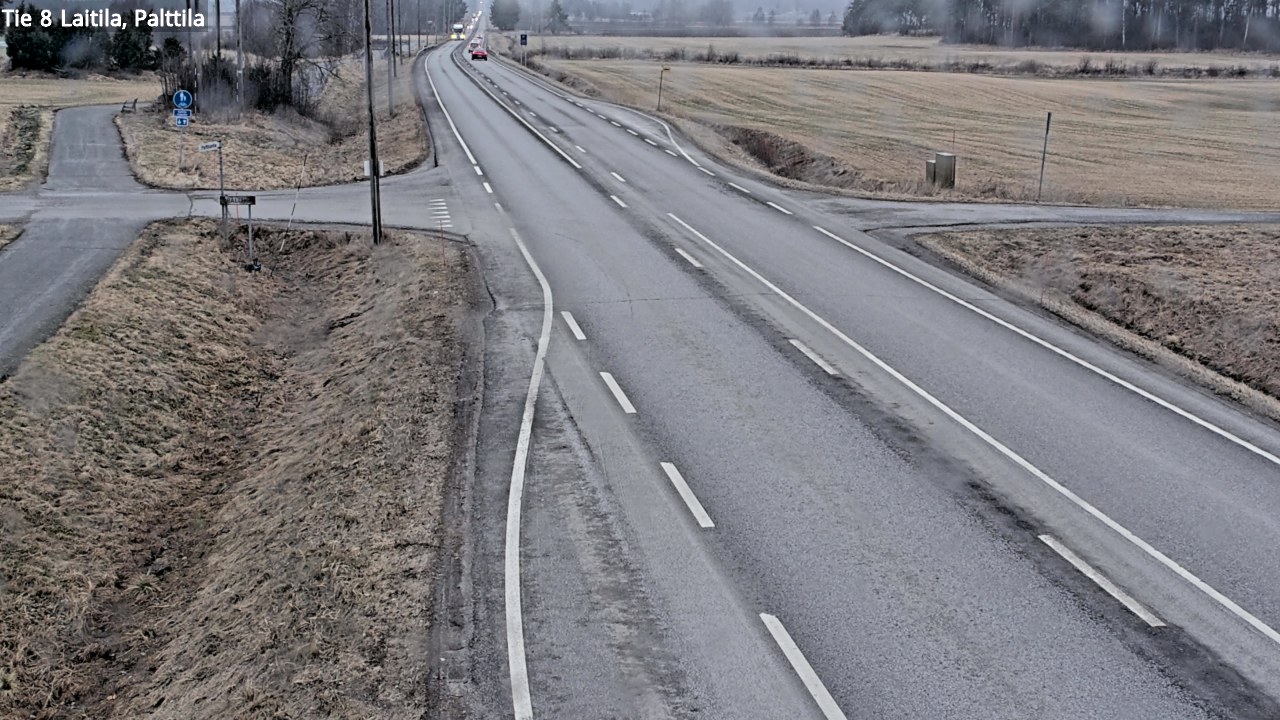 Weather Camera Image Road 8 Laitila, Palttila, Laitila, Varsinais-Suomi
