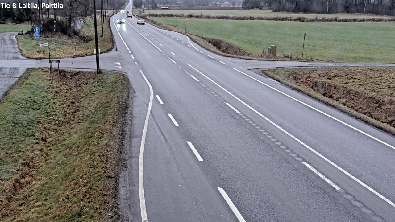 Weather Camera Image Väg 8 Laitila, Palttila, Laitila, Varsinais-Suomi