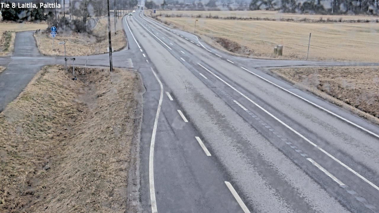 Weather Camera Image Väg 8 Laitila, Palttila, Laitila, Varsinais-Suomi