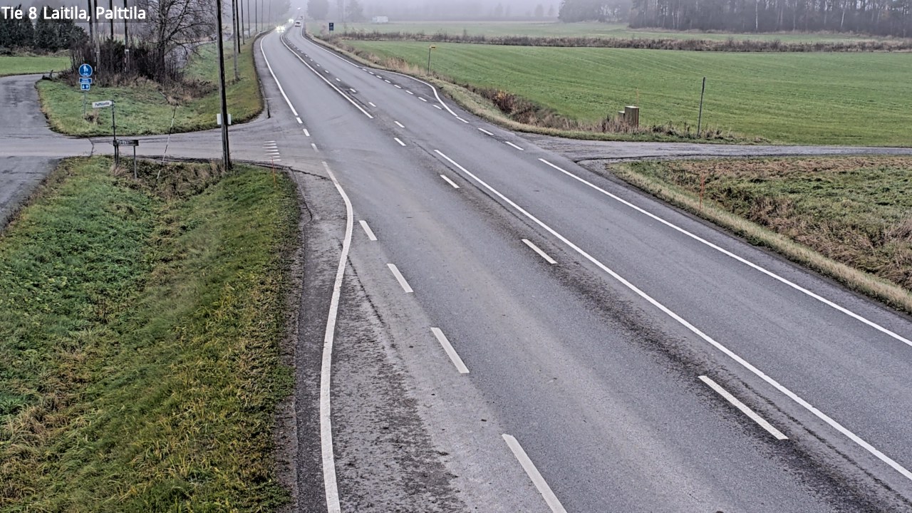 Kelikamerat Kuva Tie 8 Laitila, Palttila, Laitila, Varsinais-Suomi