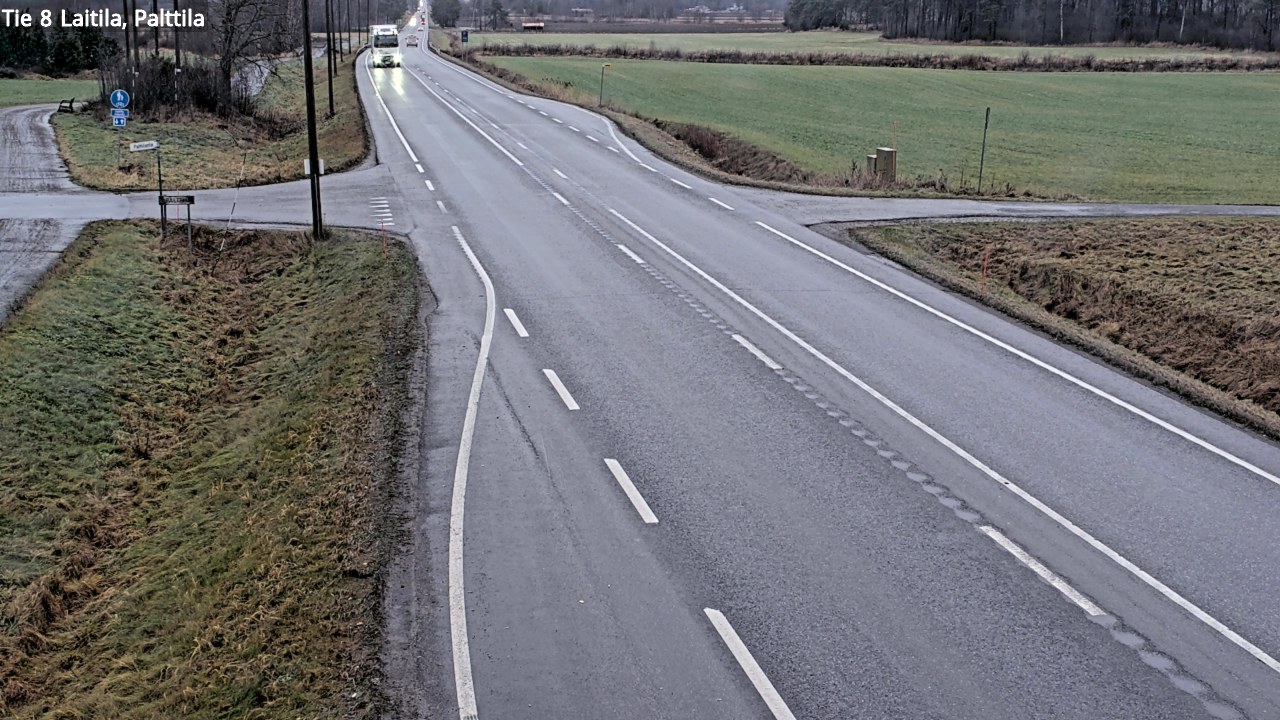 Weather Camera Image Väg 8 Laitila, Palttila, Laitila, Varsinais-Suomi