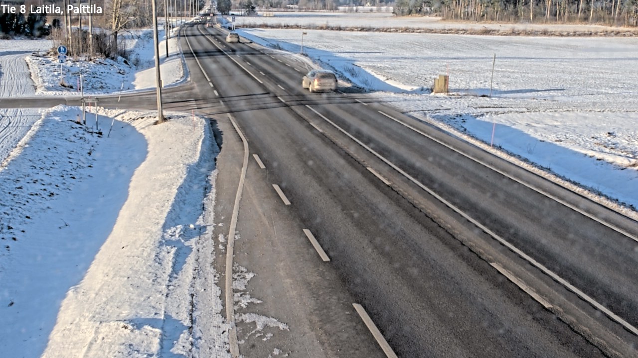 Weather Camera Image Väg 8 Laitila, Palttila, Laitila, Varsinais-Suomi