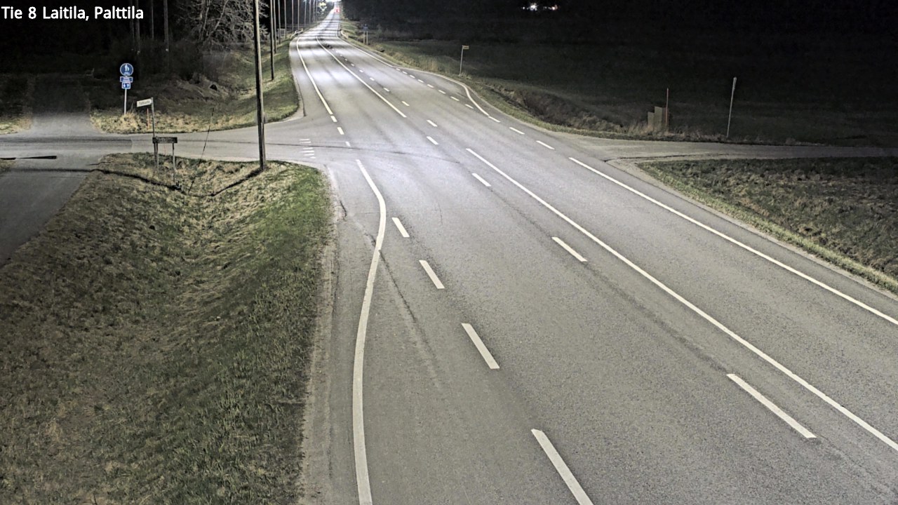 Weather Camera Image Road 8 Laitila, Palttila, Laitila, Varsinais-Suomi