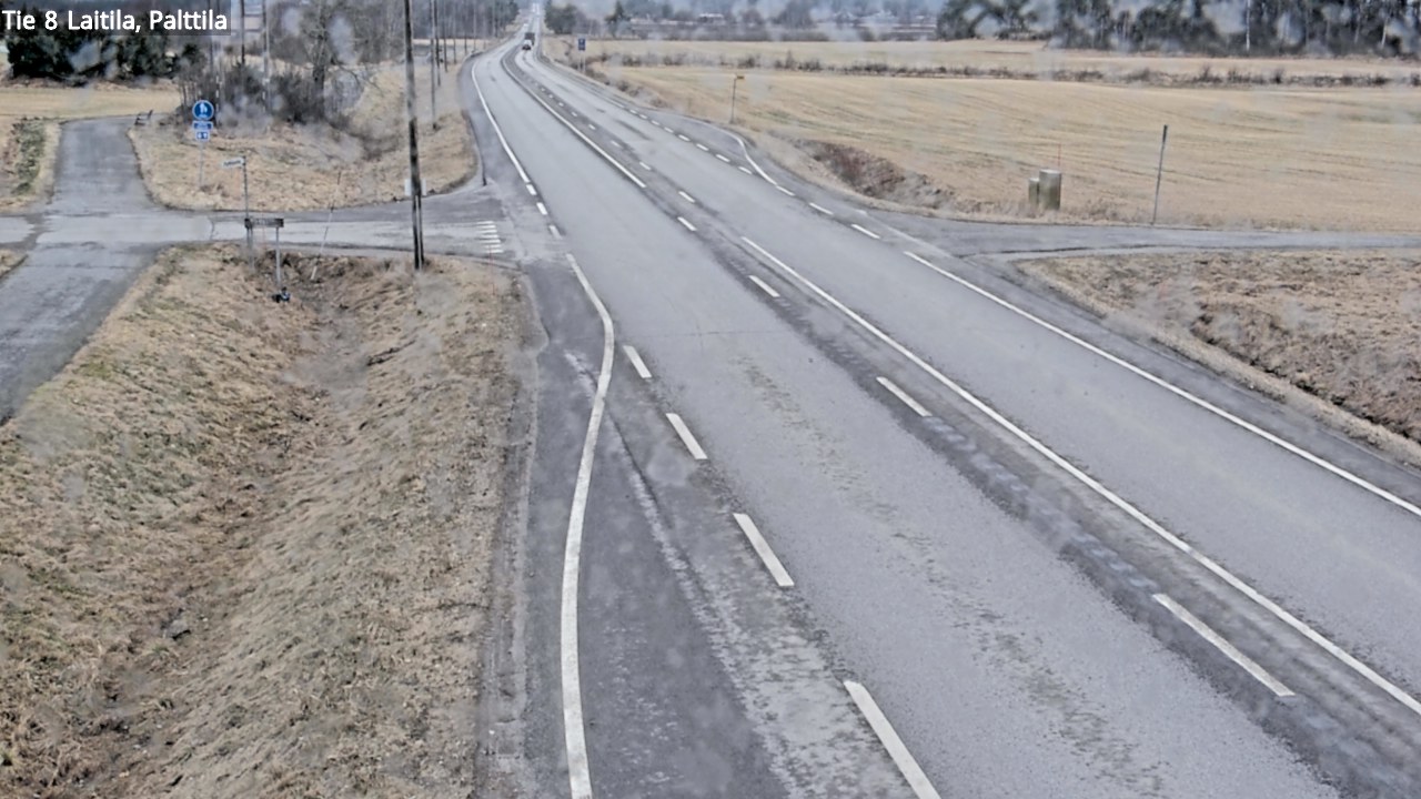 Weather Camera Image Väg 8 Laitila, Palttila, Laitila, Varsinais-Suomi
