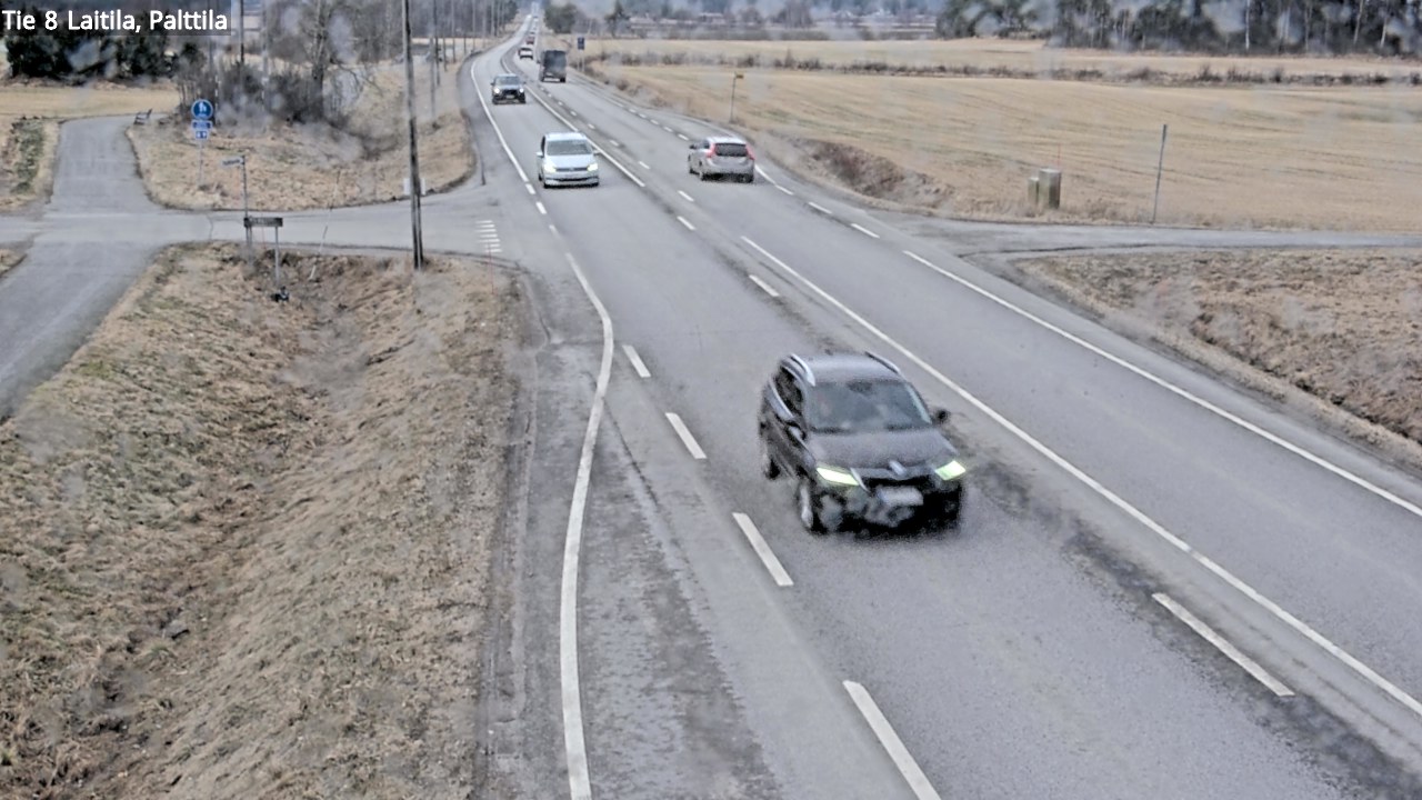 Weather Camera Image Väg 8 Laitila, Palttila, Laitila, Varsinais-Suomi
