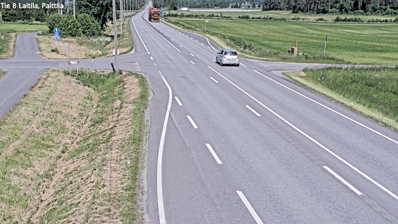 Kelikamerat Kuva Tie 8 Laitila, Palttila, Laitila, Varsinais-Suomi