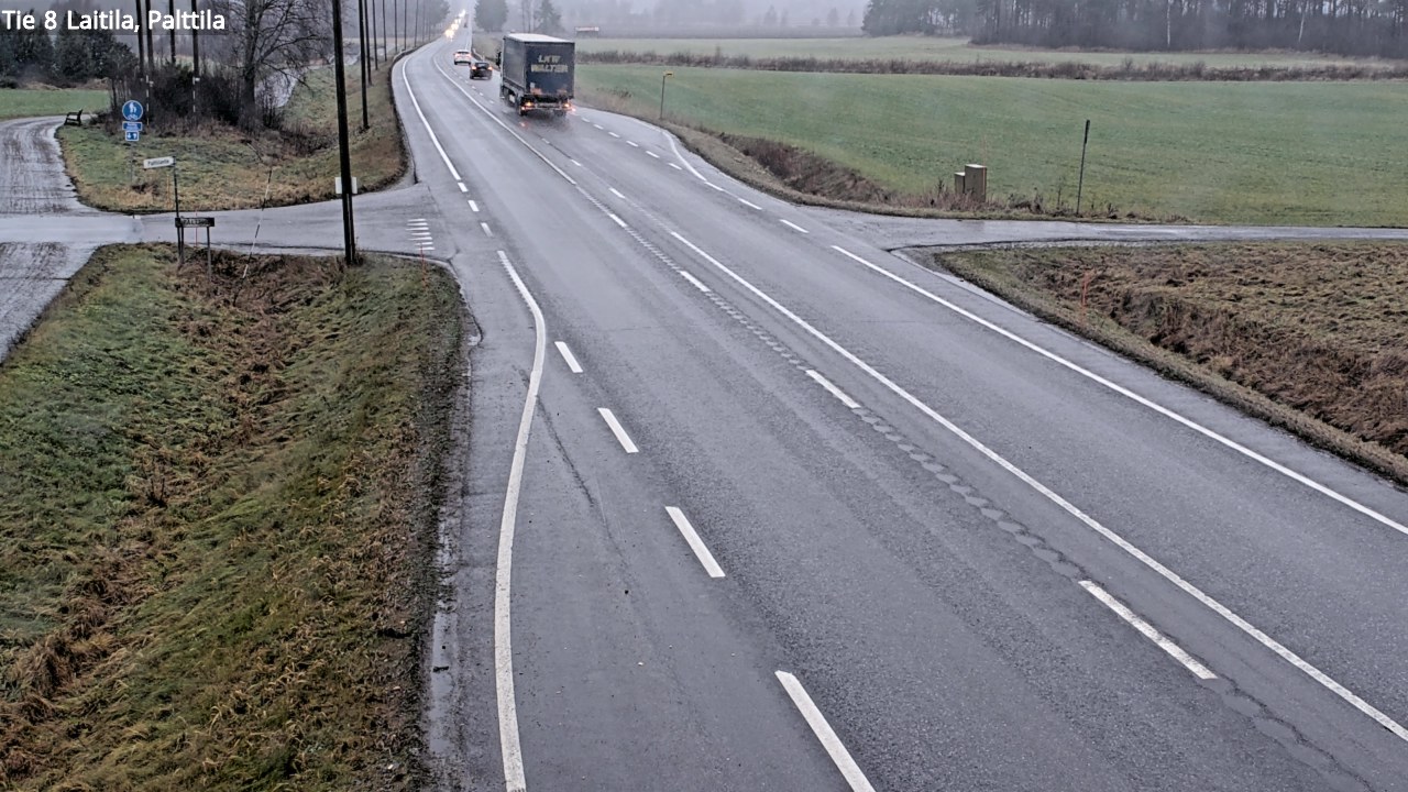 Weather Camera Image Road 8 Laitila, Palttila, Laitila, Varsinais-Suomi