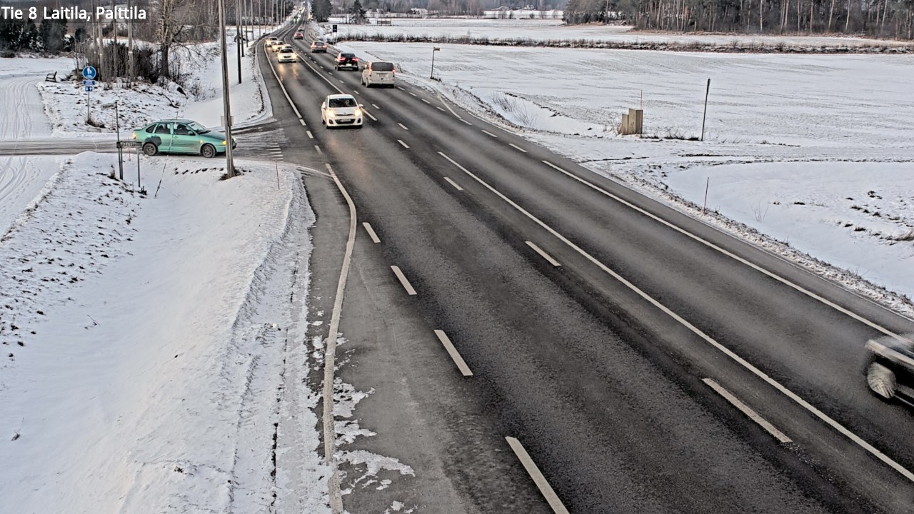 Kelikamerat Kuva Tie 8 Laitila, Palttila, Laitila, Varsinais-Suomi