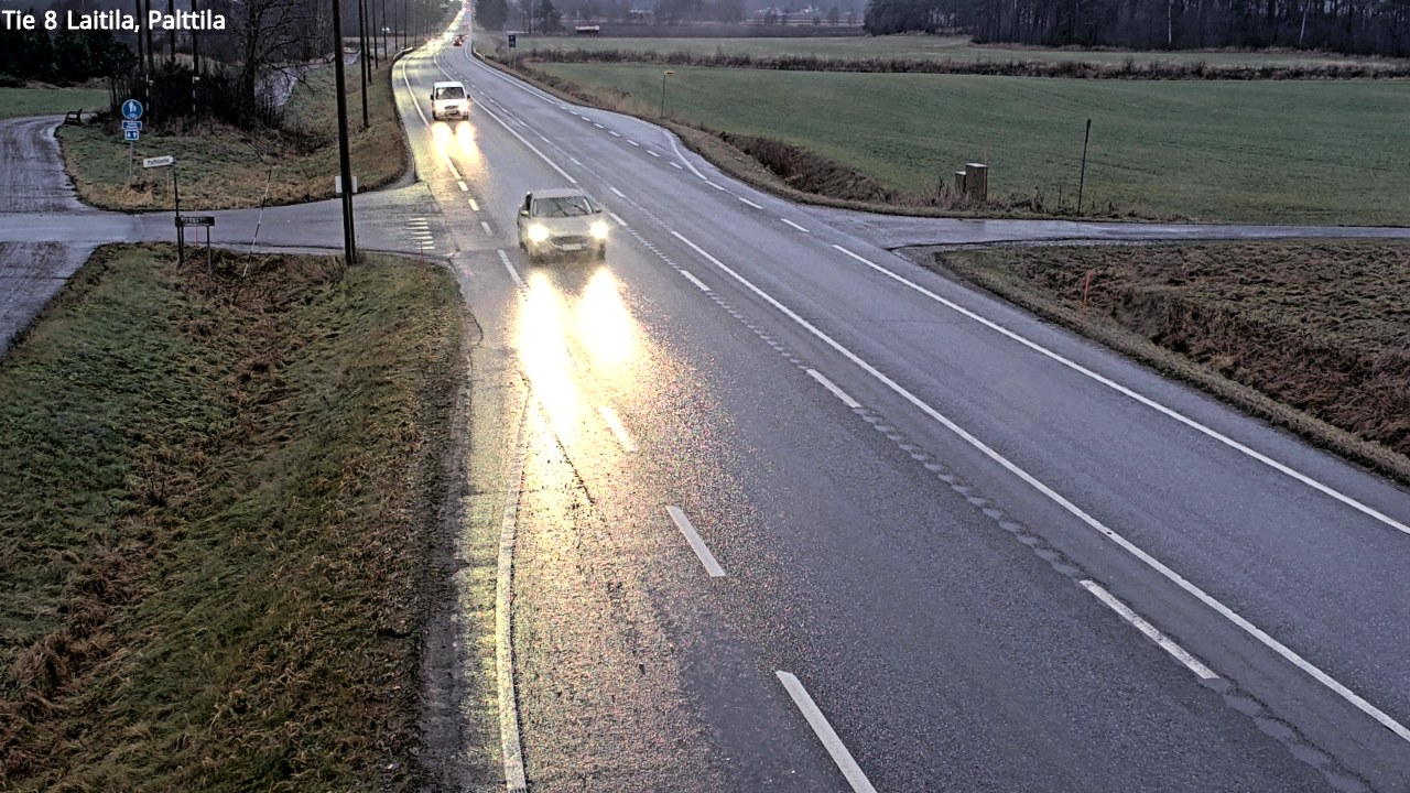Weather Camera Image Väg 8 Laitila, Palttila, Laitila, Varsinais-Suomi