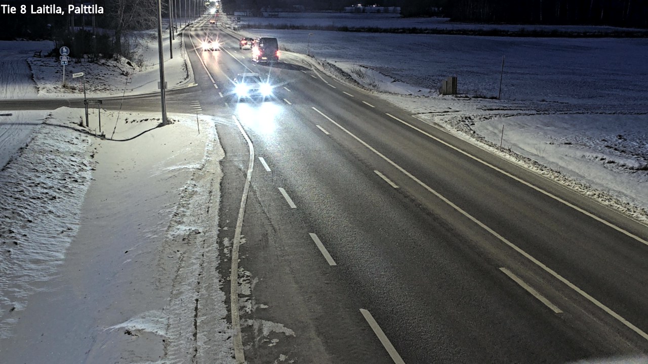 Weather Camera Image Väg 8 Laitila, Palttila, Laitila, Varsinais-Suomi